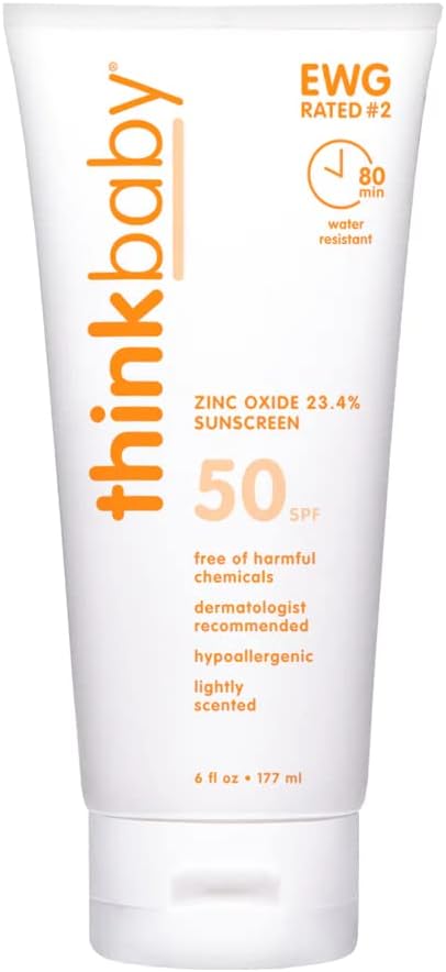 Thinkbaby Mineral Based Sunscreen Lotion SPF 50+ 177mL
