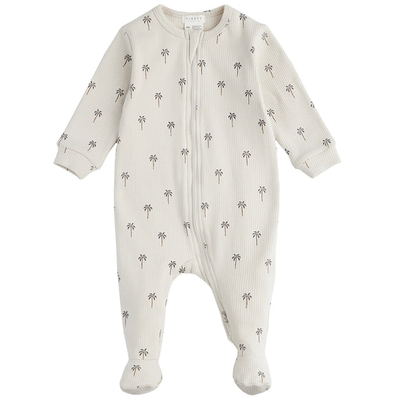 Petit Lem FINAL SALE Sleeper Ribbed Palm Tree