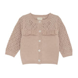 Fixoni FINAL SALE Cardigan Mahogany Rose