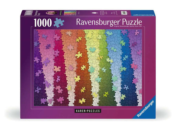 Ravensburger 1000pc Large Format Puzzle 12001027 Colors on Colors