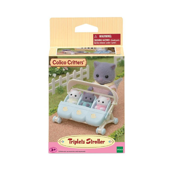 Calico Critters 1898 Triplets Stroller