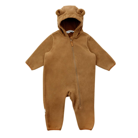 Jan & Jul Baby Fleece Bunting Suit Brown Bear