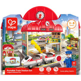 Hape E3877 Portable Train Station Set