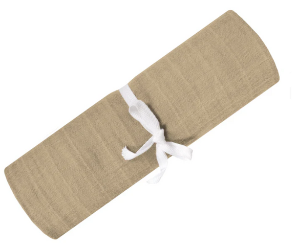 Perlimpinpin Cotton Muslin Swaddle Sand