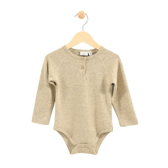 MID L/S Onesie Sandshell BABY