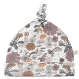 Perlimpinpin Bamboo Knotted Hat Floral Patch Size 1-3 Months