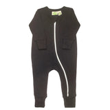 Parade Organic Essential Basic '2-Way' Zip Sleeper - Black