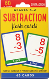 Subtraction Flash Cards