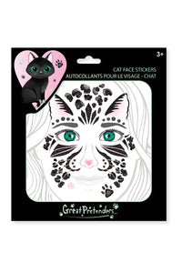 Great Pretenders 87612 Black Cat Face Stickers