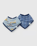 Loulou Lollipop Bandana Bib Set - Tiny Engineers