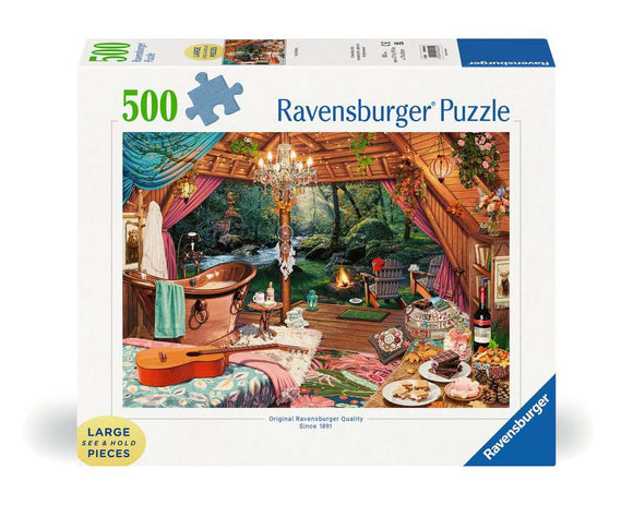 Ravensburger 500pc Large Format Puzzle 12000825 Cozy Glamping