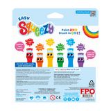 Ooly Easy Squeezy - Squeezable Poster Paint Brushes 6pc