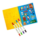 OOLY x Peanuts: Activity Travel Kit & 4 Double-Ended Markers