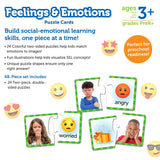 Learning Resources 6091 Puzzle Cards - Feelings & Emotions