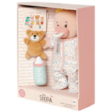 Manhattan Baby Love Stella Sleepy Time Set Peach Doll with Blonde Tuft