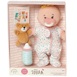 Manhattan Baby Stella Sleepy Time Set Peach Doll with Blonde Tuft