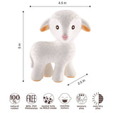 CaaOcho 100% Pure Natural Rubber Teether Toy -   Mia the Lamb