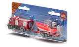 siku 1636 Mercedes-Banz Unimog Fire Engine with Boat