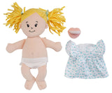 Manhattan Baby Love Stella Doll Peach with Blonde Pigtails