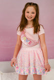 Great Pretenders 44225 Neon Pink Party Fun Sequins Skirt