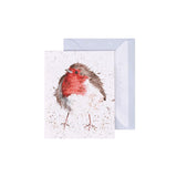 Gift Enclosure Card 'Jolly Robin' Robin