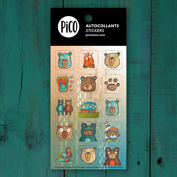 Pico Stickers - Wilderness Camping – Klubhouse for Kids