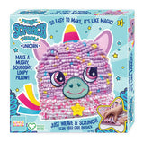 Bright Stripes Magic Scrunch Pillow- Unicorn