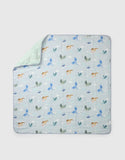 Loulou Lollipop Muslin Quilt Blanket - Magical Dragons