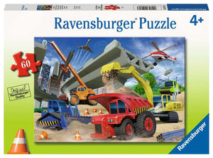 Ravensburger 60pc Puzzle 05182 Construction Trucks