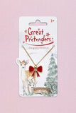 Great Pretenders 86155 Holiday Bow Necklace