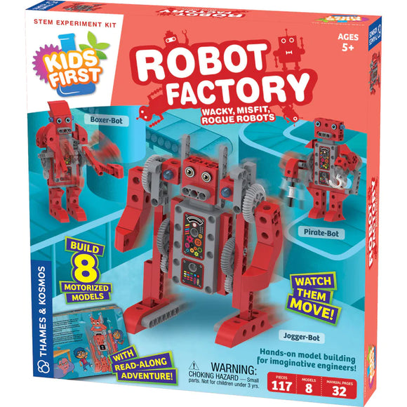 Thames & Kosmos Kids First Robot Factory: Wacky, Misfit, Rogue Robots