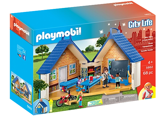 Playmobil 5662 City Life Take Along School House