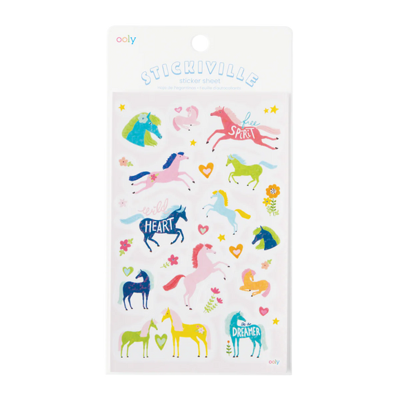 Ooly Stickiville Wild Horses Stickers