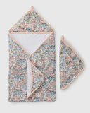Loulou Lollipop Hooded Towel Set - English Garden