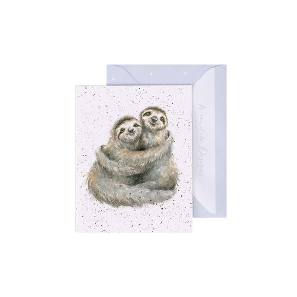 Gift Enclosure Card - Little Card Big Hug Sloth