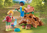 Playmobil 71512 My Life Children Caring for the Hedgehog Family