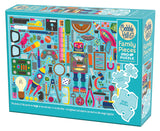 Cobble Hill 350pc Family Puzzle 47048 Nerdy Junk Drawer