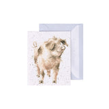 Gift Enclosure Card - Truffles and Trotters Pig