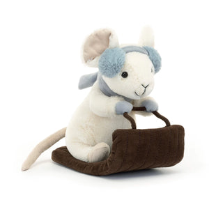 Jellycat Merry Mouse Sleighing 7"
