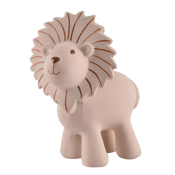 Tikiri Organic Natural Rubber Rattle, Teether & Bath Toy Lion
