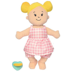 Manhattan Wee Baby Stella Peach Doll with Blonde Buns