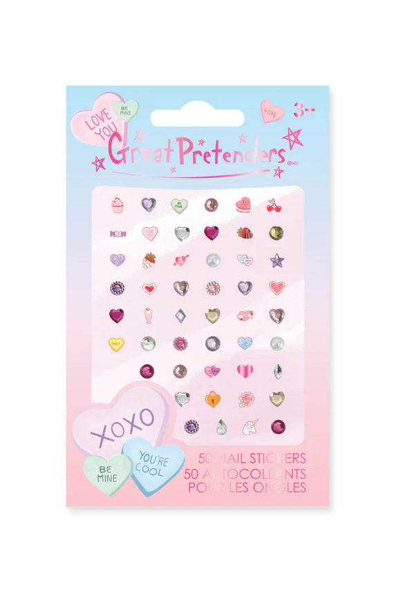 Great Pretenders 87707 Candy Heart Nail Stickers