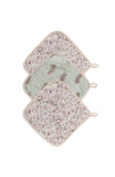 Loulou Lollipop Washcloth 3pc - Hedgehog Forest