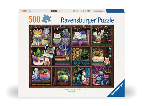 Ravensburger 500pc Puzzle 12000874 Cubby Cats and Succulents