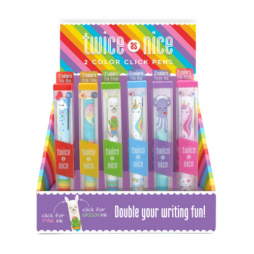 Snifty Twice As Nice 2 color Click Pen - Magical