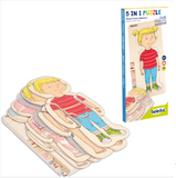 Beleduc Body Layer Puzzle "Girl"