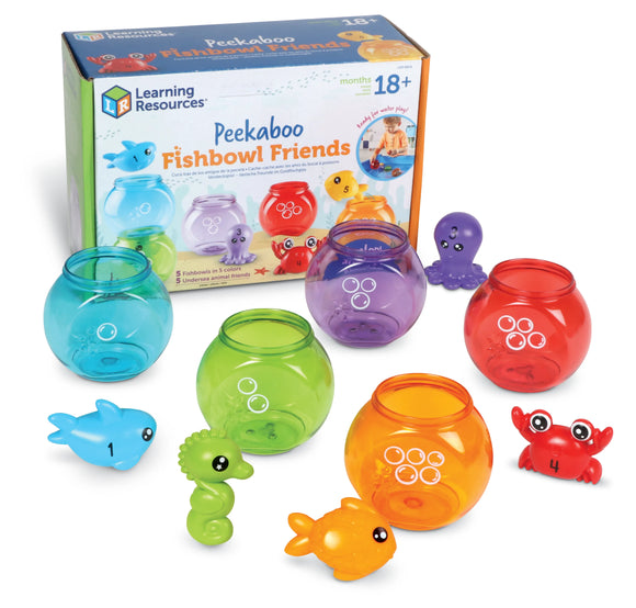 Learning Resources 6814 Peekaboo Fish Bowl Friends