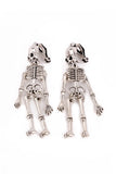 Great Pretenders 87522 Spooky Scary Skeleton Clip On Earring