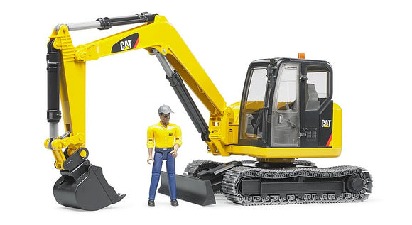 Bruder 02467 Cat® Mini Excavator with Worker