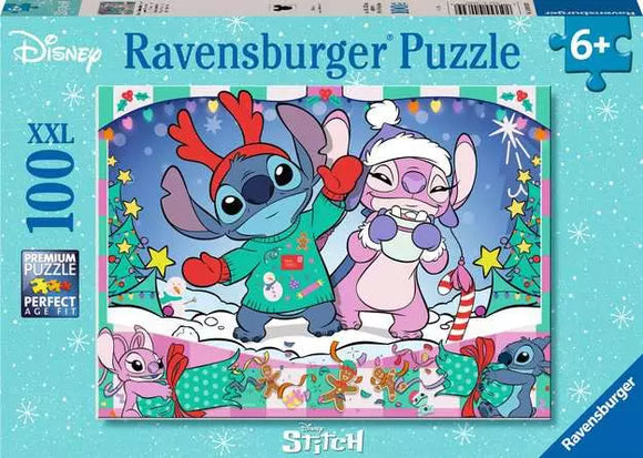 Ravensburger 100pc Puzzle 12004030 Stitch Merry Everything